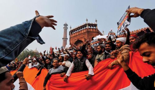 استمرار احتجاجات المسلمين في الهند ضد قانون الجنسية