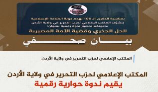 المكتب الإعلامي لحزب التحرير/ ولاية الأردن  ندوة "الحل الجذري وقضية الأمة المصيرية"