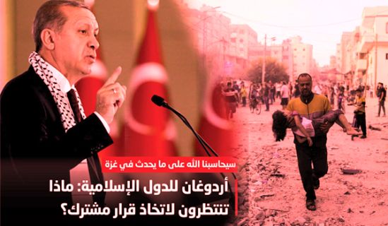 أردوغان يلوم الأنظمة في بلاد المسلمين على عدم تحركها لنصرة غزة!